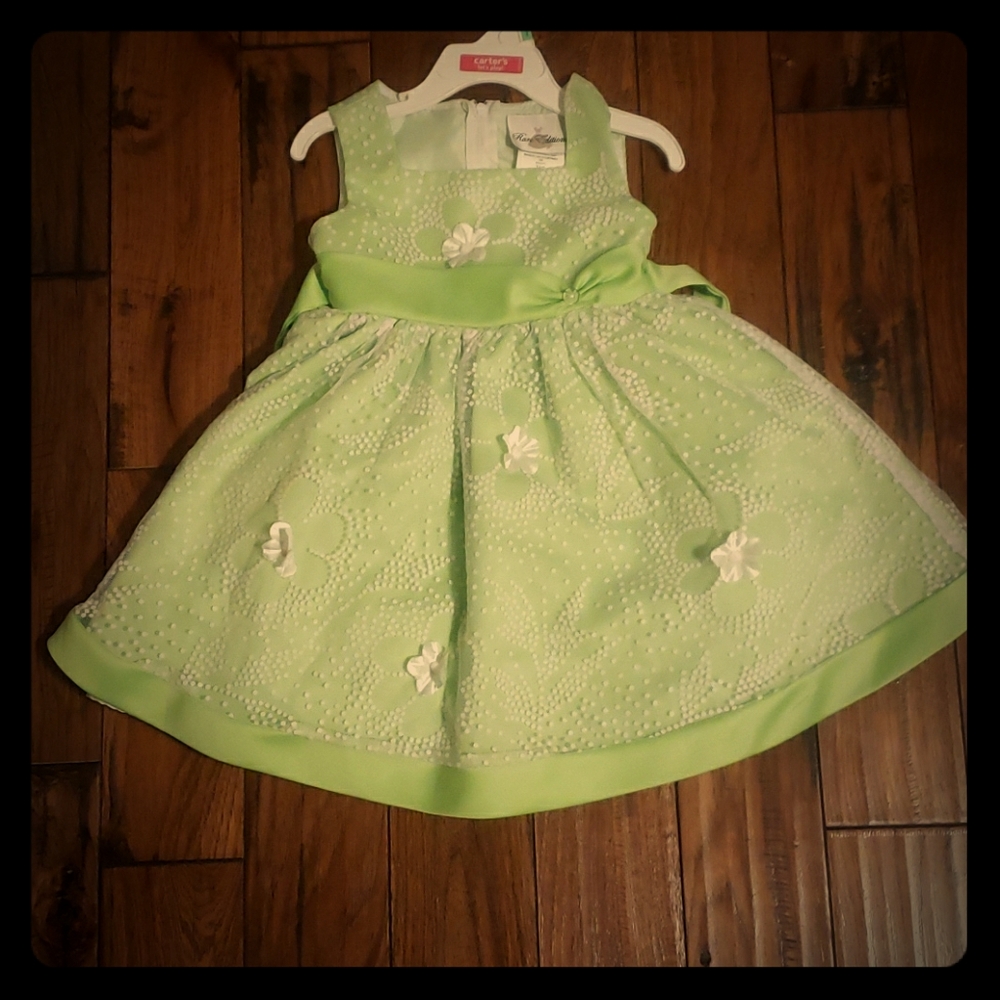 Green Flower Dress